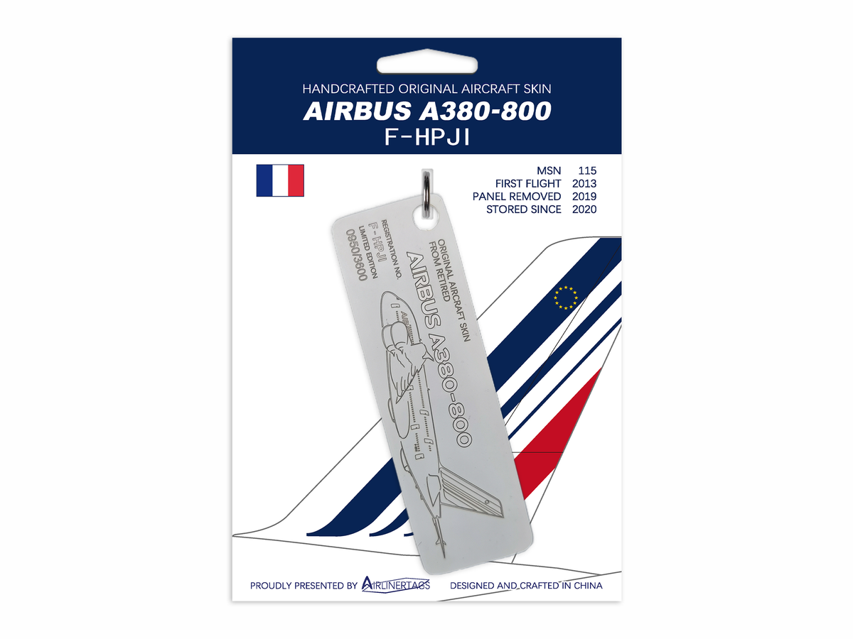 Air France Airbus A380 F-HPJG Aircraft Skin Tag – Aviator Story